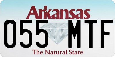 AR license plate 055MTF
