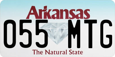 AR license plate 055MTG