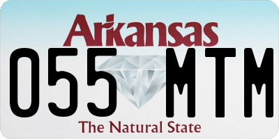 AR license plate 055MTM