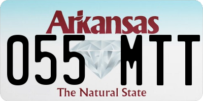 AR license plate 055MTT