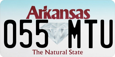 AR license plate 055MTU