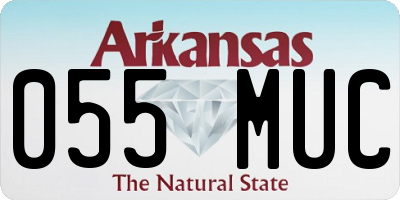AR license plate 055MUC