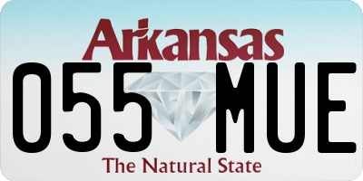 AR license plate 055MUE