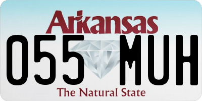 AR license plate 055MUH