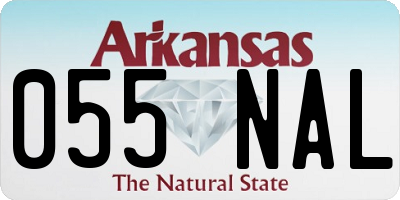 AR license plate 055NAL