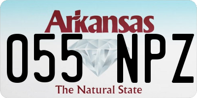 AR license plate 055NPZ