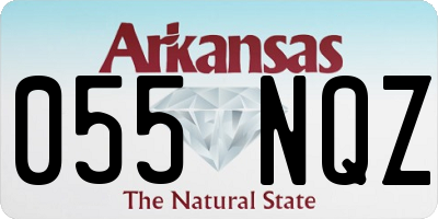 AR license plate 055NQZ
