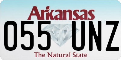 AR license plate 055UNZ