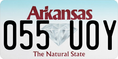 AR license plate 055UOY