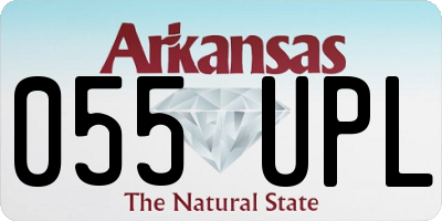 AR license plate 055UPL