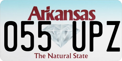 AR license plate 055UPZ