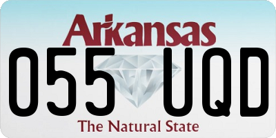AR license plate 055UQD