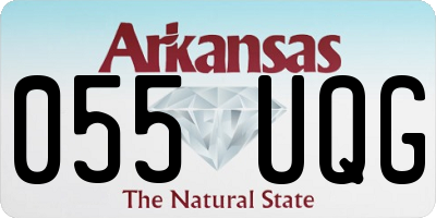 AR license plate 055UQG