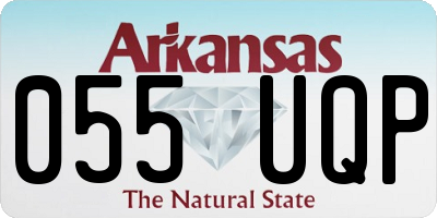 AR license plate 055UQP