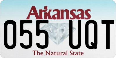 AR license plate 055UQT