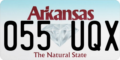 AR license plate 055UQX