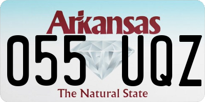 AR license plate 055UQZ