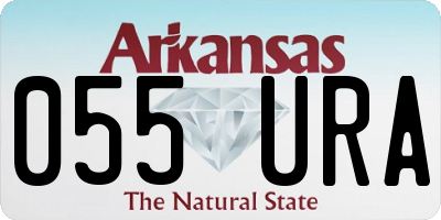 AR license plate 055URA