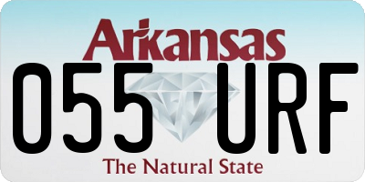 AR license plate 055URF