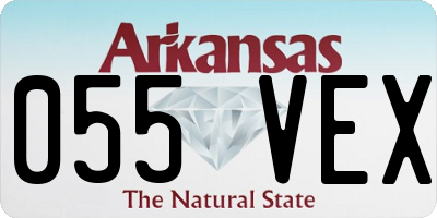 AR license plate 055VEX