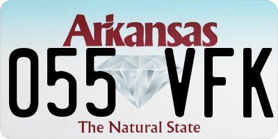 AR license plate 055VFK
