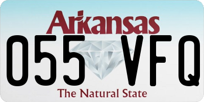 AR license plate 055VFQ