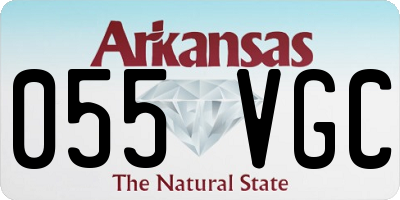 AR license plate 055VGC