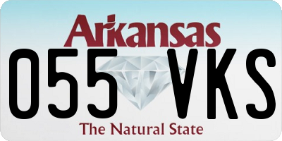 AR license plate 055VKS
