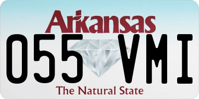 AR license plate 055VMI