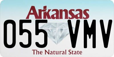 AR license plate 055VMV