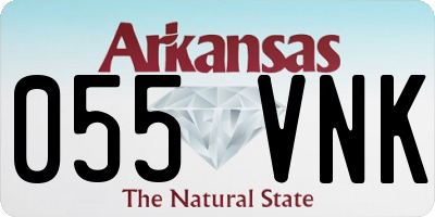 AR license plate 055VNK