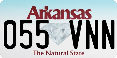 AR license plate 055VNN