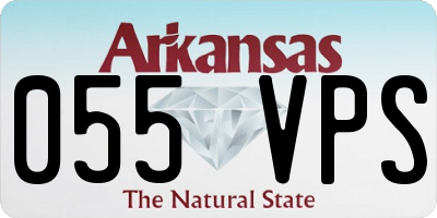 AR license plate 055VPS