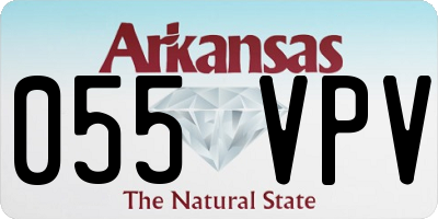 AR license plate 055VPV
