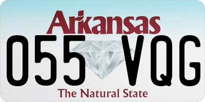 AR license plate 055VQG