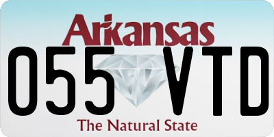 AR license plate 055VTD