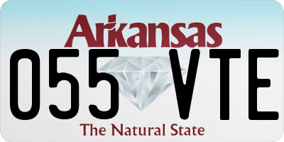 AR license plate 055VTE