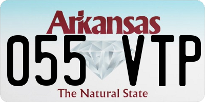 AR license plate 055VTP