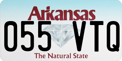 AR license plate 055VTQ