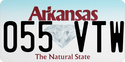 AR license plate 055VTW