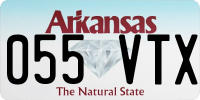 AR license plate 055VTX