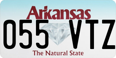 AR license plate 055VTZ