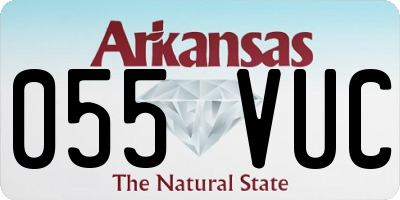 AR license plate 055VUC