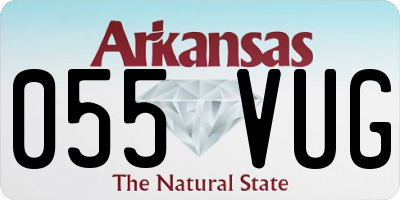 AR license plate 055VUG