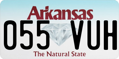 AR license plate 055VUH
