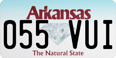 AR license plate 055VUI