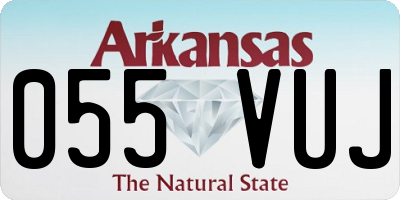 AR license plate 055VUJ