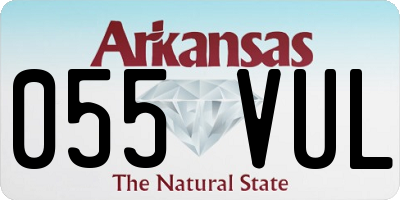 AR license plate 055VUL