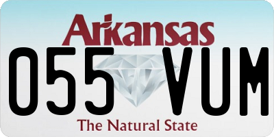 AR license plate 055VUM