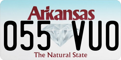 AR license plate 055VUO